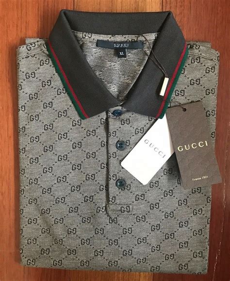 men brown gucci shirt|authentic men gucci shirts.